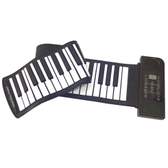پیانو تاشو رولی 61 کلیدی حرفه ای-مدل ROLL UP PIANO-PU61S