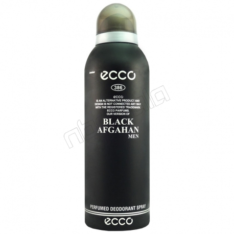 اسپری مردانه اکو مدل بلک افغان حجم 200 میلی لیتر Ecco Black Afghan Spray For Men 200 ml