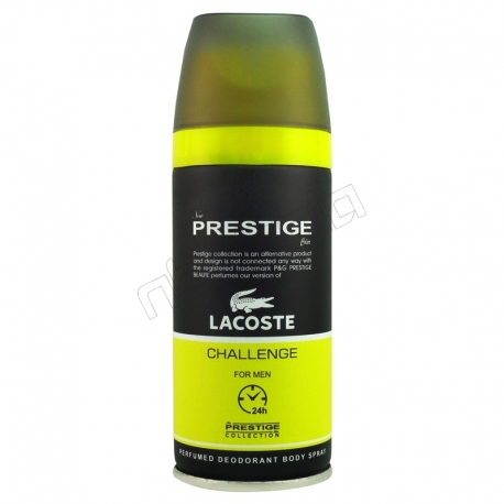 اسپری خوشبو کننده بدن پرستیژ مردانه شماره 115 مدل لاکوست چلنج حجم 150 میلی لیتر Prestige Lacoste Challenge Body Spray For Men