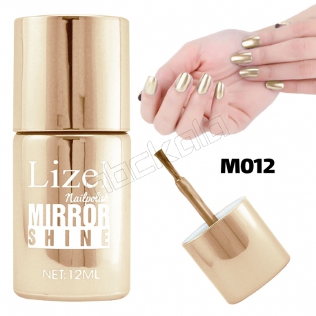 لاک ناخن آینه ای لیزل شماره 12 Lizel Nail Polish Mirror Shine 12 ml
