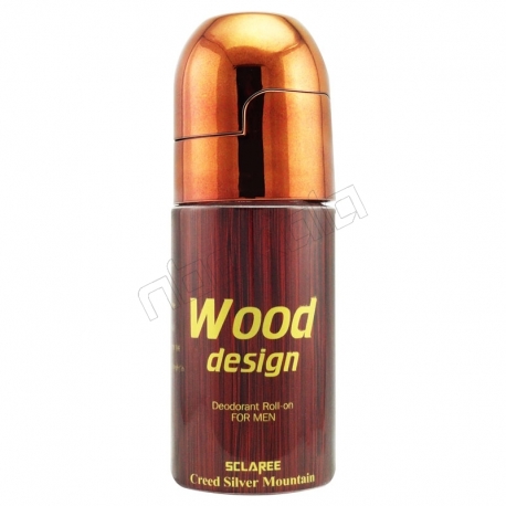 مام اسکلاری رولی مردانه مدل وود Sclaree Deodorant Wood Design For Men 50 ml