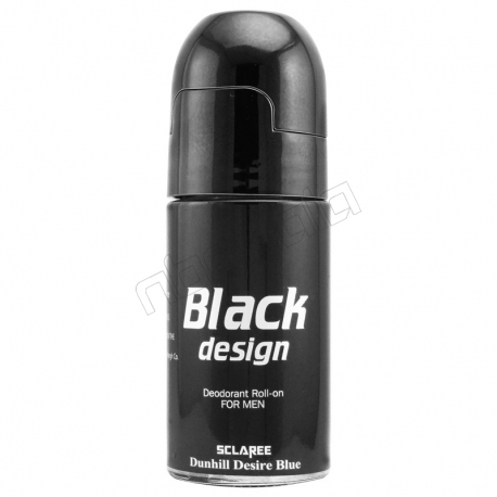 مام اسکلاری رولی مردانه مدل بلک دیزاین دانهیل Sclaree Deodorant Danhill Black Design For Men 50 ml