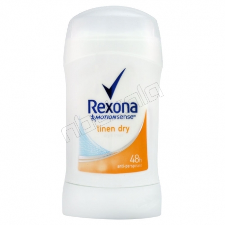 مام رکسونا صابونی مردانه زنانه لینن درای 48 ساعته بادوام Rexona Deodorant Linen Dry 40 ml