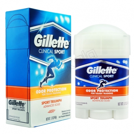 مام ژیلت صابونی مردانه زنانه کلینیکال اسپورت Gillette Deodorant Clinical Sport Triumph 48 g