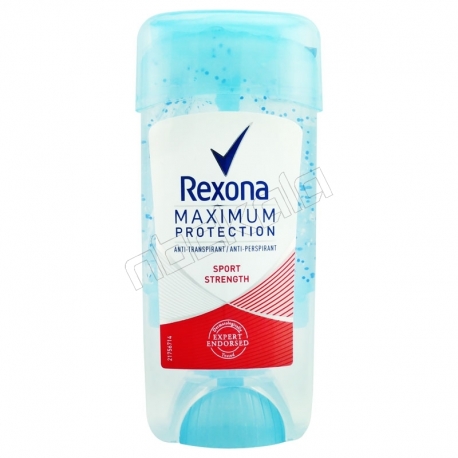 مام رکسونا ژله ای دانه دار مردانه زنانه اسپورت استرنف 48 ساعته بادوام Rexona Deodorant Sport Strength 73 g