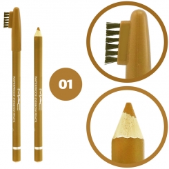 مداد ابرو مک ضدآب مدل فرچه دار شماره 01 Mac Waterproof Eyebrow Pencil