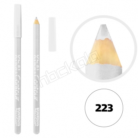 خط چشم خط لب خل اند کونتور بورژوآ ضدآب شماره 223 Bourjois Khol & Contour Waterproof Eyeliner Lipliner Pencil