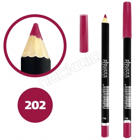 خط چشم خط لب دوسه ضدآب شماره 202 Doucce Waterproof Eyeliner Lipliner Pencil