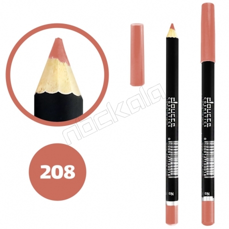 خط چشم خط لب دوسه ضدآب شماره 208 Doucce Waterproof Eyeliner Lipliner Pencil
