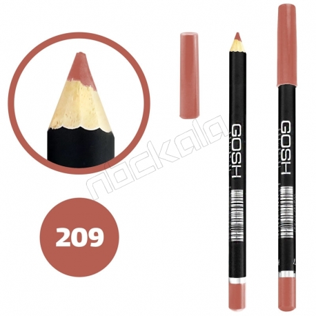 خط چشم خط لب گاش ضدآب شماره 209 Gosh Waterproof Eyeliner Lipliner Pencil