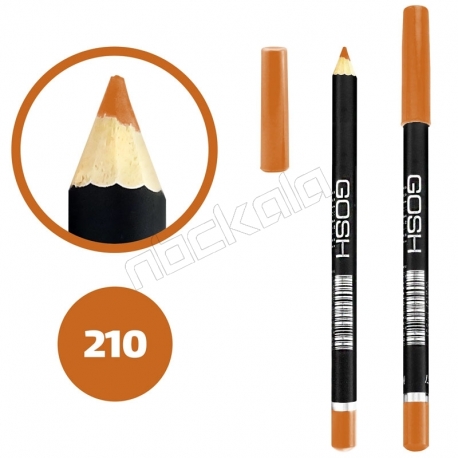 خط چشم خط لب گاش ضدآب شماره 210 Gosh Waterproof Eyeliner Lipliner Pencil