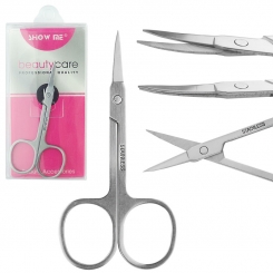 قیچی ابرو بیوتی کر مدل تمام استیل سرکج Show Me Beauty Care Small Hair Scissor