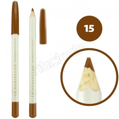 خط چشم خط لب فالورمور ضدآب شماره 15 Falormor Waterproof Eyeliner Lipliner Pencil