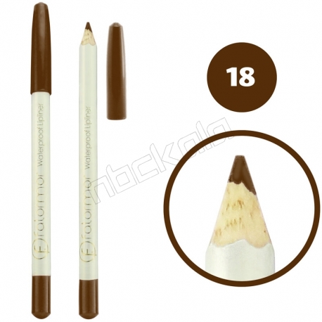 خط چشم خط لب فالورمور ضدآب شماره 18 Falormor Waterproof Eyeliner Lipliner Pencil