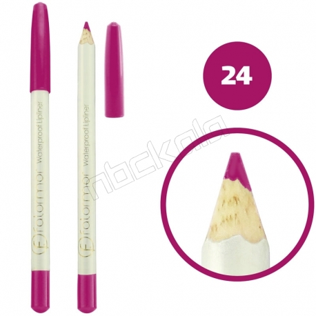 خط چشم خط لب فالورمور ضدآب شماره 24 Falormor Waterproof Eyeliner Lipliner Pencil