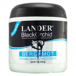 واکس مو لندر بلک ارکید مدل BERGAMOT حجم 200 گرمی Lander Black Orchid Bergamot Herbal Hair Conditioner 200 g