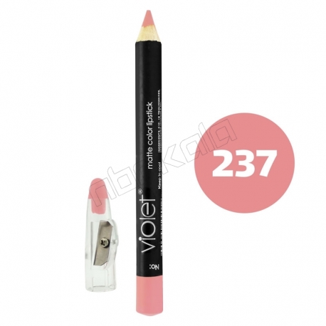 رژ لب مدادی ویولت مدل مداد خط چشم و خط لب ضدآب شماره 237 Violet Lip Liner & Eye Liner Waterproof Pencil