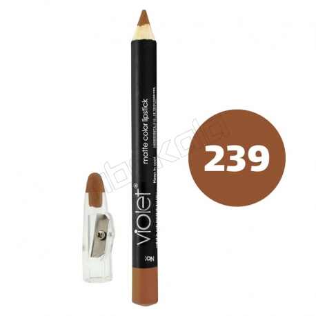 رژ لب مدادی ویولت مدل مداد خط چشم و خط لب ضدآب شماره 239 Violet Lip Liner & Eye Liner Waterproof Pencil