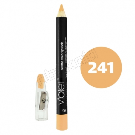 رژ لب مدادی ویولت مدل مداد خط چشم و خط لب ضدآب شماره 241 Violet Lip Liner & Eye Liner Waterproof Pencil
