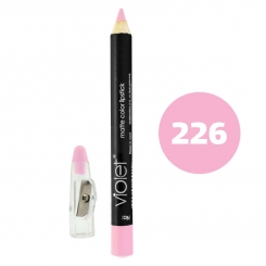 رژ لب مدادی ویولت مدل مداد خط چشم و خط لب ضدآب شماره 226 Violet Matte Lip Liner & Eye Liner Waterproof Pencil