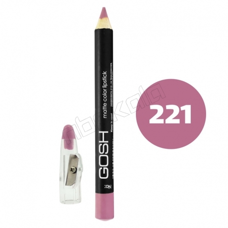 رژ لب مدادی گاش مدل مداد خط چشم و خط لب ضدآب شماره 221 Gosh Lip Liner & Eye Liner Waterproof Pencil