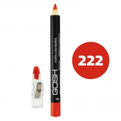 رژ لب مدادی گاش مدل مداد خط چشم و خط لب ضدآب شماره 222 Gosh Matte Lip Liner & Eye Liner Lipliner Waterproof Pencil