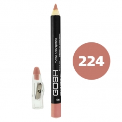 رژ لب مدادی گاش مدل مداد خط چشم و خط لب ضدآب شماره 224 Gosh Matte Lip Liner & Eye Liner Lipliner Waterproof Pencil