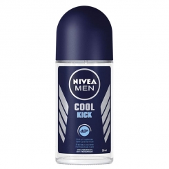 مام ضدتعریق مردانه نیوآ مدل Cool Kick حجم 50 میلی لیتر Nivea Cool Kick Roll-On Deodorant For Men 50ml