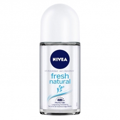 مام ضدتعریق زنانه نیوآ مدل Fresh Natural حجم 50 میلی لیتر Nivea Fresh Natural Roll-On Deodorant For Women 50ml