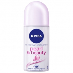 مام ضدتعریق زنانه نیوآ مدل Pearl And Beauty حجم 50 میلی لیتر Nivea Pearl And Beauty Roll-On Deodorant For Women 50ml