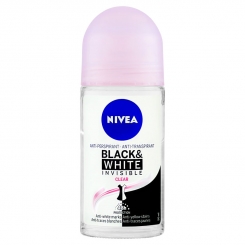 مام ضدتعریق زنانه نیوآ مدل Black And White Clear حجم 50 میلی لیتر Nivea Black And White Clear Roll-On Deodorant For Women 50ml