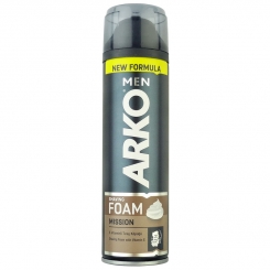 فوم اصلاح آرکو مدل MISSION حجم 200 میلی لیتر ARKO MEN MISSION Shaving Foam 200ml