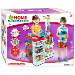 ست اسباب بازی سوپر مارکت هوم با سبد خرید مدل 66802 HOME Supermarket