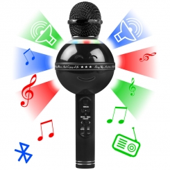 میکروفون اسباب بازی بلوتوثی بی سیم وایرلس هندهلد کی تی وی HANDHELD KTV Wireless Microphone HIFI Speaker WS-878