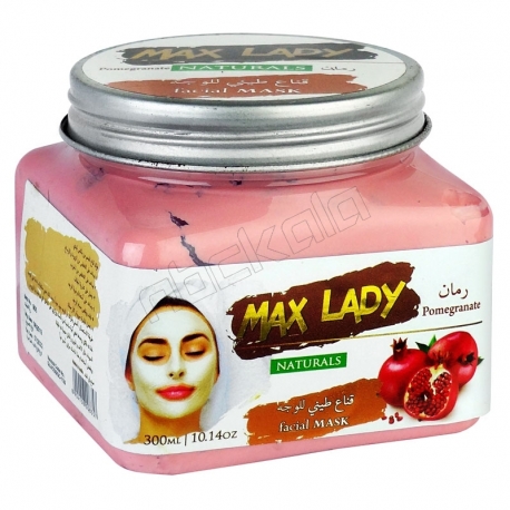 اسکراب لایه بردار پوست مکس لیدی مدل ماسک انار 300 میلی لیتر Max Lady Pomegranate Scrub