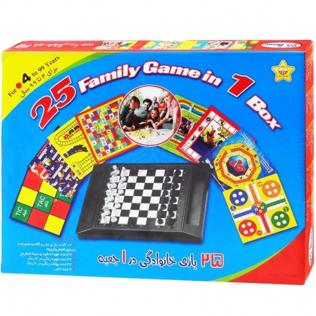 بازی فکری 25 بازی خانوادگی در یک جعبه موسسه جوان