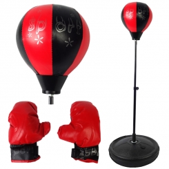 ست کیسه بوکس پایه دار اسپورت مدل J202 به همراه دستکش Sport Boxing Set Punching Ball