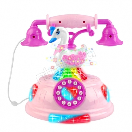 اسباب بازی تلفن آموزشی قو موزیکال مدل Swan Da Hua Toys Telephone NO.90012