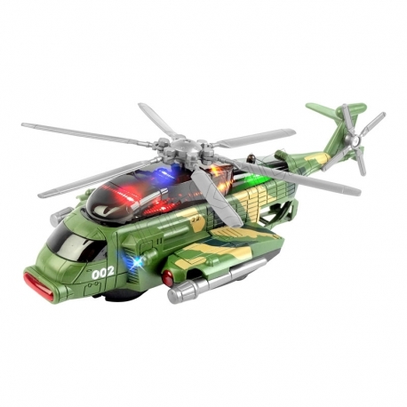هلیکوپتر اسباب بازی باتری خور مدل هلیکوپتر جنگی Armed Aircraft 002 Helicopter LD139A