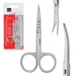 قیچی ابرو فیستر تیتانیوم ژمکس سرکج Fister Jemax Titanum Series Small Hair Scissor Tweezers