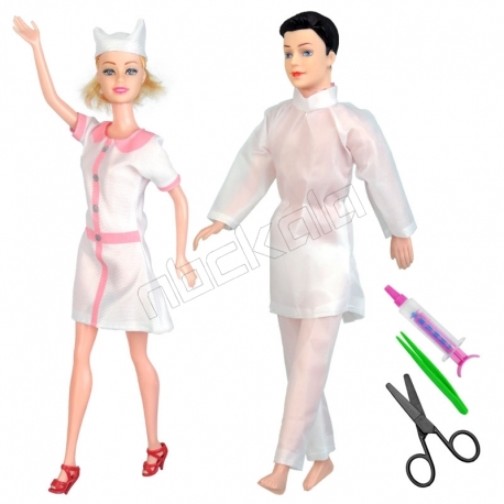 عروسک ست باربی مدل باربی باردار با وسائل و تخت بچه پرگننت ومن Barbie Pregnant Woman No.6007