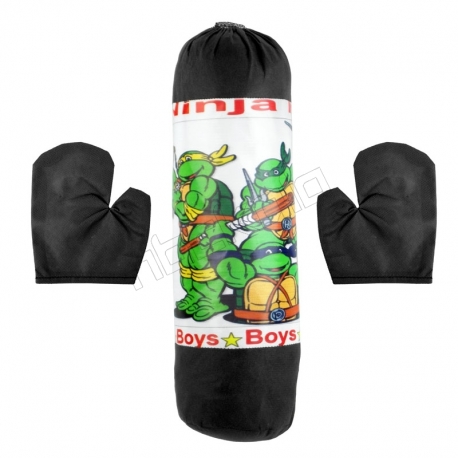 کیسه بوکس اسباب بازی کودکانه مدل لاکپشت های نینجا Ninja Turtles Boxing Bag