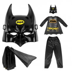 ست نقاب و لباس و شلوار بتمن هیروز سایز 4-6 سال Batman Children Costumes