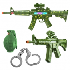 ست تفنگ با نارنجک و دستبند ارتشی الیت روکارتی Military Gun Set Elite