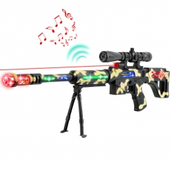 تفنگ اسباب بازی موزیکال لیزری مدل 929 Sniper Rifle Le Mei Si TOYS