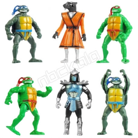 ست اکشن فیگور 6 تکه لاکپشتهای نینجا Super Ninja Turtles Set DT032