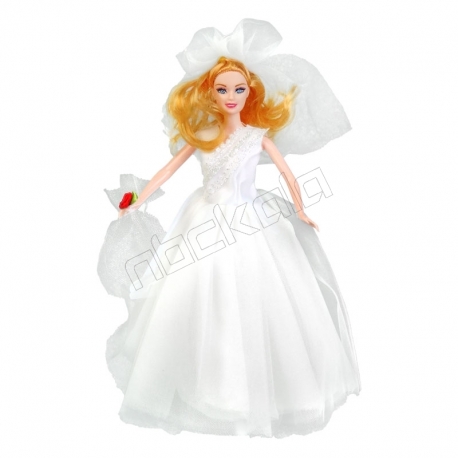 عروسک باربی عروس مو طلایی Bride Barbie APT Toys No. 130