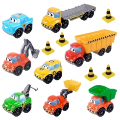 ماشین های ساختنی زرین تویز 8 مدل Zarrin toys 8 vehicles construction series
