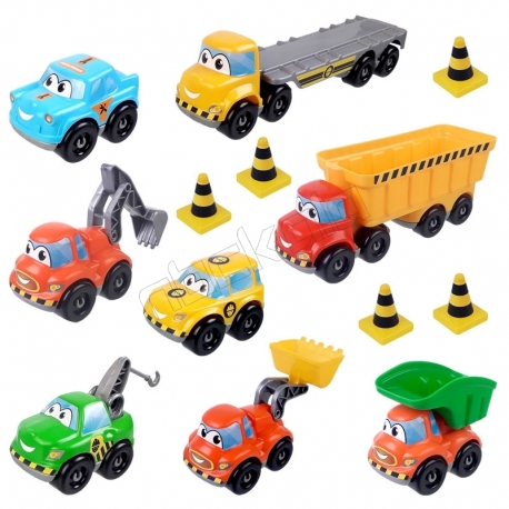 ماشین های ساختنی زرین 8 مدل Zarrin toys 8 vehicles city series