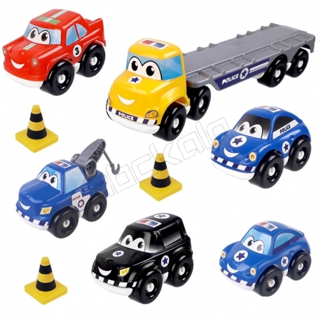 ماشین های ساختنی زرین 6 مدل Zarrin toys 6 vehicles city series